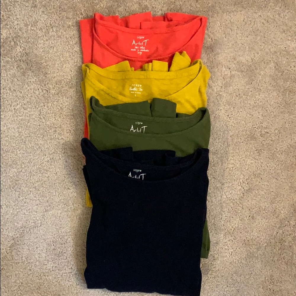 J Crew long sleeve shirts
